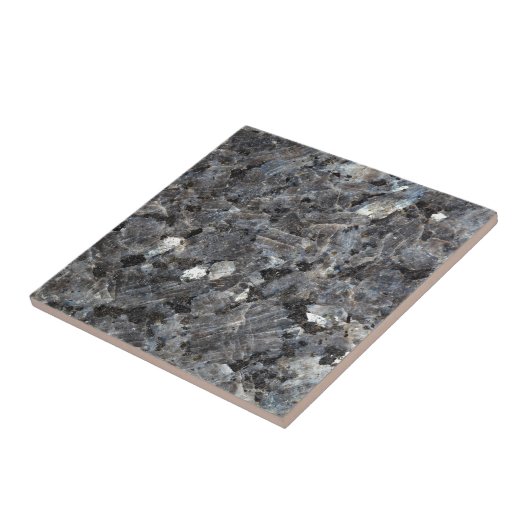 Carreau Surface d'une roche de labradorite (Côté)