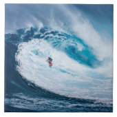 Carreau Surfer sur les Tubes (Devant)