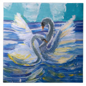 Carreau Swans "Art by Kids" (Devant)