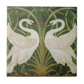 Carreau Swans Rush Iris Walter Crane (Devant)