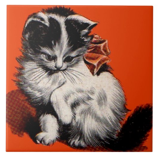 Carreau sweet little kitten (Devant)