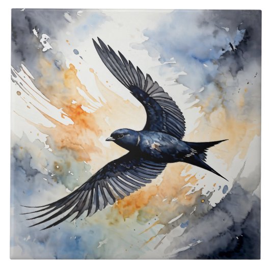 Carreau Symbiotique Sky Dancer : Graceful Swift BIrd (Devant)