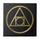 Carreau Symbole alchimique (Devant)