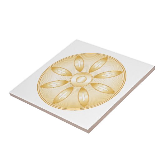 Carreau Symbole bouddhiste (Côté)