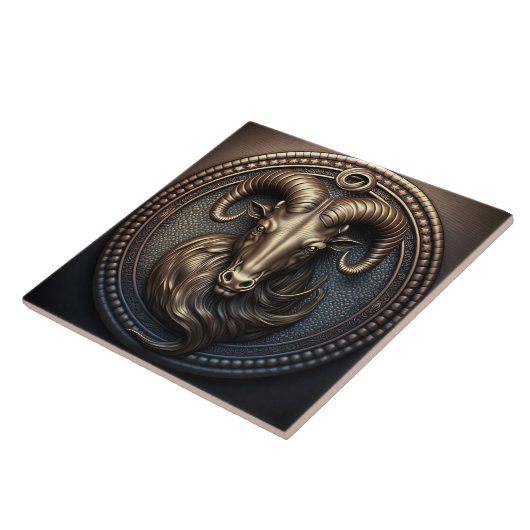 Carreau Symbole Capricorne Zodiac Capricorne Horoscope (Côté)