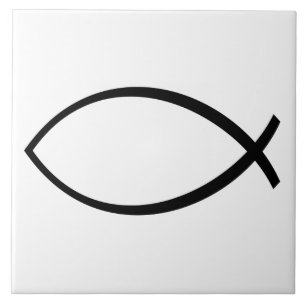 Carreau Symbole Christian Fish (Ichthys)