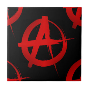 Carreau Symbole d'anarchie