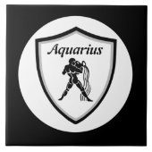 Carreau Symbole d'Aquarius        (Devant)
