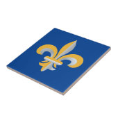 Carreau Symbole de Fleur de Lis (Côté)