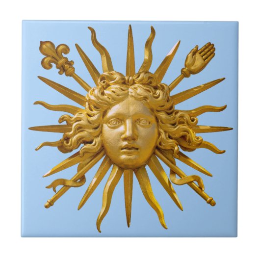 Carreau Symbole de Louis XIV le Roi Soleil (Devant)