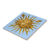 Carreau Symbole de Louis XIV le Roi Soleil (Côté)