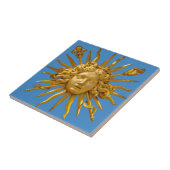 Carreau Symbole de Louis XIV le Roi Soleil (Côté)