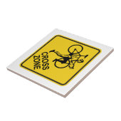 CARREAU SYMBOLE DE ROUTE DE LA ZONE CYCLORIQUE (Côté)