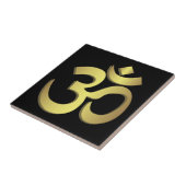 Carreau Symbole de yoga de l'OM (Aum) Namaste (Côté)