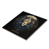 Carreau Symbole de zodiaque de l'Imaginaire Lion Nom du si (Côté)