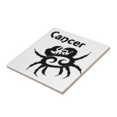 Carreau Symbole et signe du cancer du zodiaque (Côté)