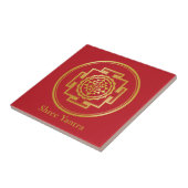 Carreau Symbole géométrique Sacré Shree Yantra Auspicious (Côté)