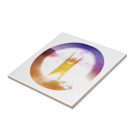 Carreau Symbole humanisme coloré (Côté)