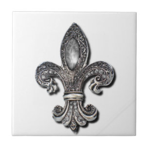 Carreau Symbole la Nouvelle-Orléans de Flor De Lis Fleur