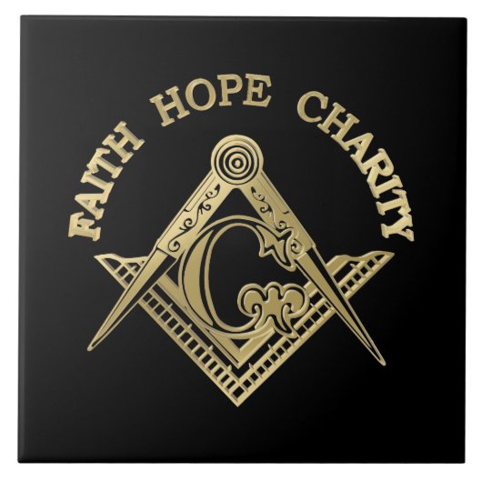 Carreau Symbole maçonnique (Devant)