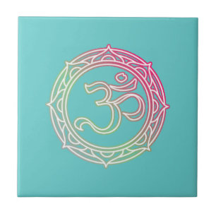 Carreau Symbole Om Sanskrit