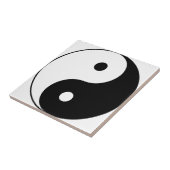 Carreau Symbole philosophique motivationnel Yin et Yang (Côté)