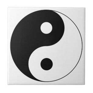 Carreau Symbole spirituel du Yin Yang