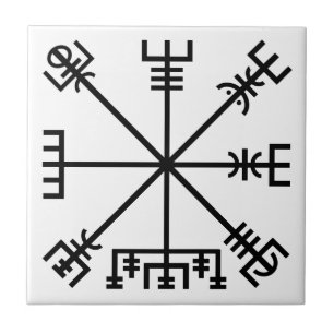 Carreau Symbole Viking Vegvisir