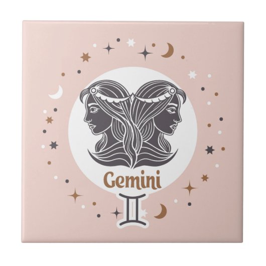 Carreau SYMBOLE Zodiaque Gemini (Devant)
