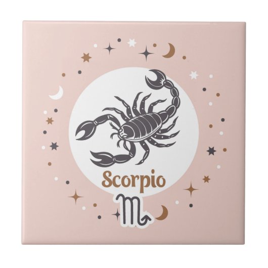 Carreau SYMBOLE Zodiaque Scorpio (Devant)