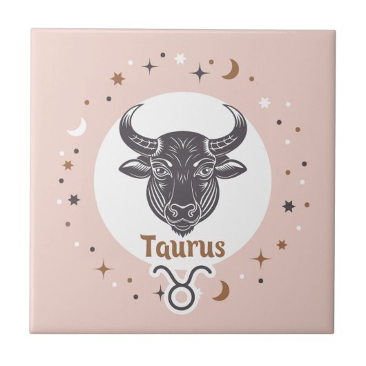Carreau SYMBOLE Zodiaque Taurus (Devant)