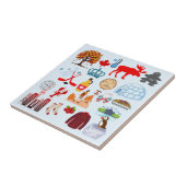 Carreau Symboles du Canada (Côté)