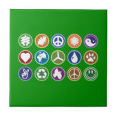 Carreau Symboles écologiques (Devant)