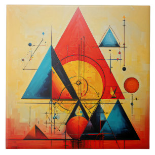 Carreau Symboles géométriques Abstrait #08