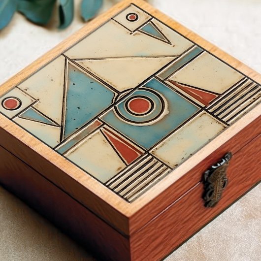 Carreau Symétrie Art Déco Abstraite