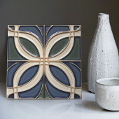 Carreau Symétrie du milieu du siècle Art Déco Bio Belle Ep