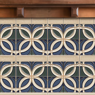 Carreau Symétrie du milieu du siècle Art Déco Bio Belle Ep