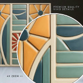 Carreau Symétrie du milieu du siècle Arts organiques et ar