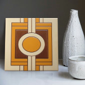 Carreau Symétrie géométrique Abstraite moderne du milieu d