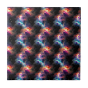 Carreau Symphonie Stellaire Motif Galactique Nebulas