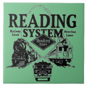 Carreau Système 1942 de chemin de fer de lecture (Devant)