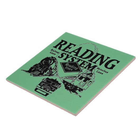 Carreau Système 1942 de chemin de fer de lecture (Côté)