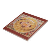 Carreau Système solaire copernicien antique, Astronomie Vi (Côté)