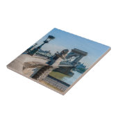 Carreau Szechenyi Pont Chaîne à Budapest, Hongrie (Côté)