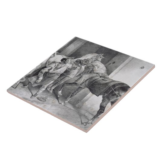 Carreau T34894 le maréchal-ferrant anglais, 1822 (litho) (Côté)