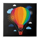 Carreau T-shirt à air chaud Balloon à air chaud Circuler F (Devant)