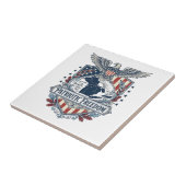 Carreau T-shirt graphique vectoriel de fierté des Grands L (Côté)