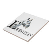 Carreau T-shirt oculaire équestre (Côté)