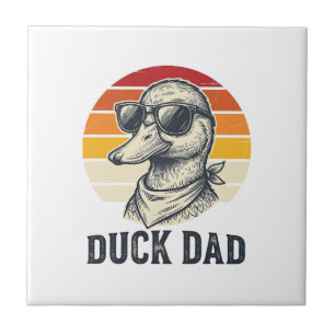 Carreau T-shirt vectoriel de lunettes de soleil de canard