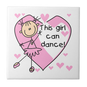Carreau T-shirts et Cadeaux Cette Fille Peut Danser